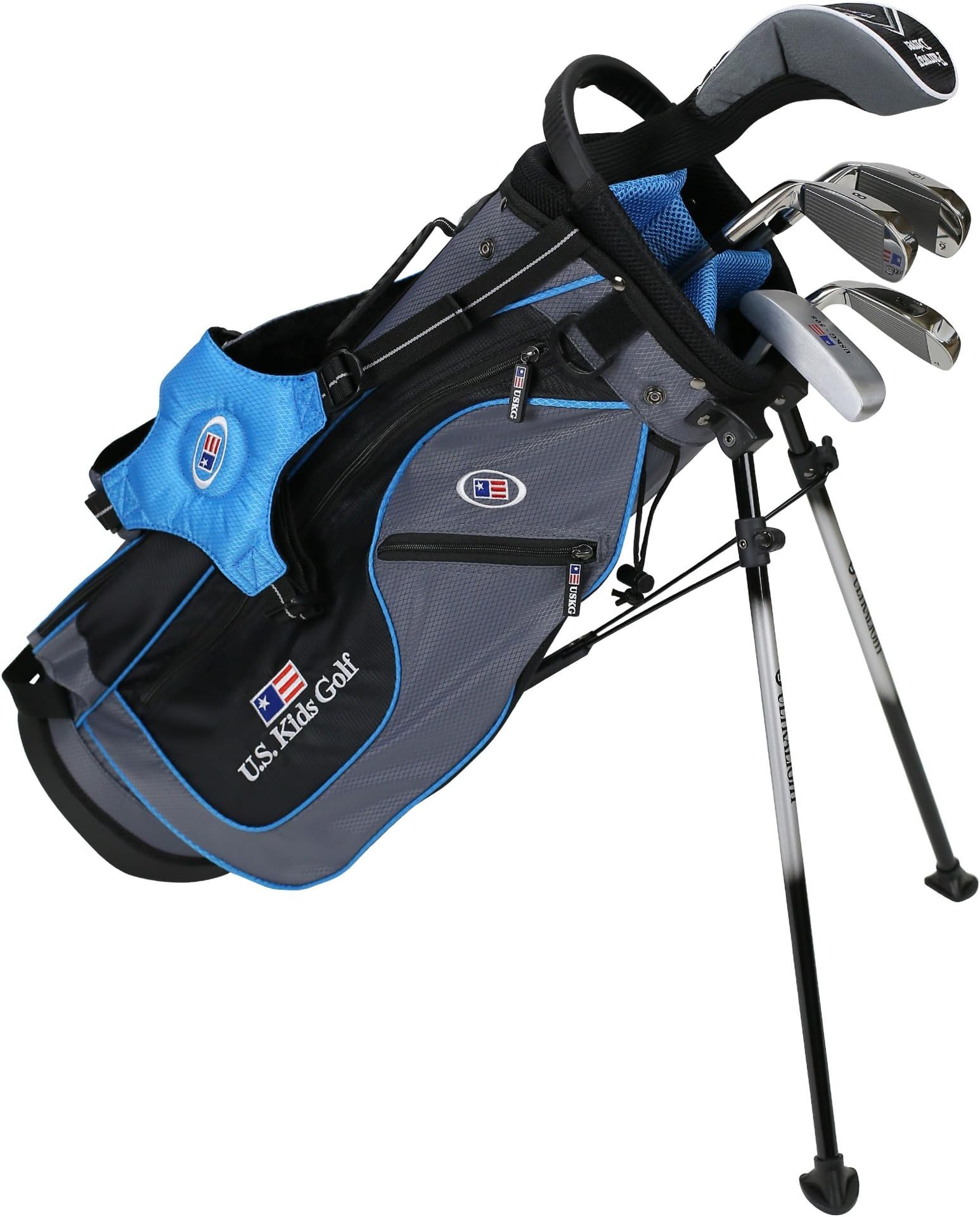 U.S. Kids 2017 Golf Ultra Light, 5 Club Stand Golf Set with Bag (48" Height)