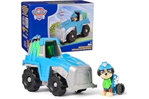 Paw Patrol, Rex’s Dinosaur Rescue Vehicle, Toy Truck with Collectible Action Figure, Sustainably Minded Kids Toys for Boys & Girls Ages 3 and Up