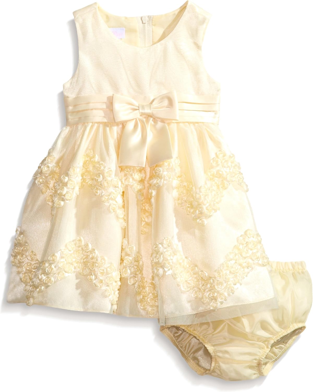 yellow newborn dress