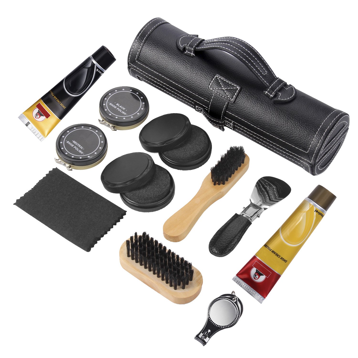 набор для чистки ботинок. щетка collonil 7081700. обувная косметика фамако набор. средства по уходу за обувью. набор в кожаном футляре tcv20 tarrago.