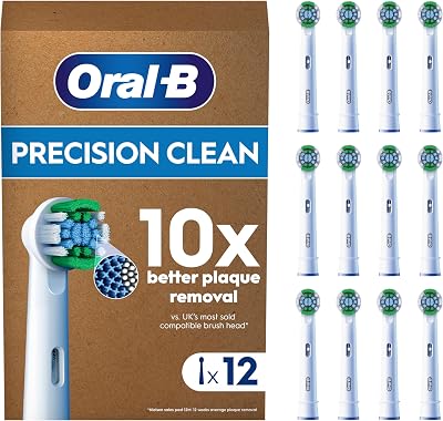 Oral-B Pro Precision Clean Electric Toothbrush Head - X-Shape Angled Bristles