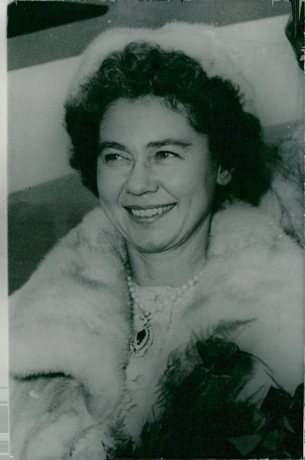 Vintage photo of Portrait Queen Frederika of Greece