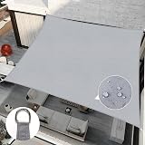 RICHIE Sun Shade Sail Square 3.6m Waterproof 98% UV Block Patio Awning Light