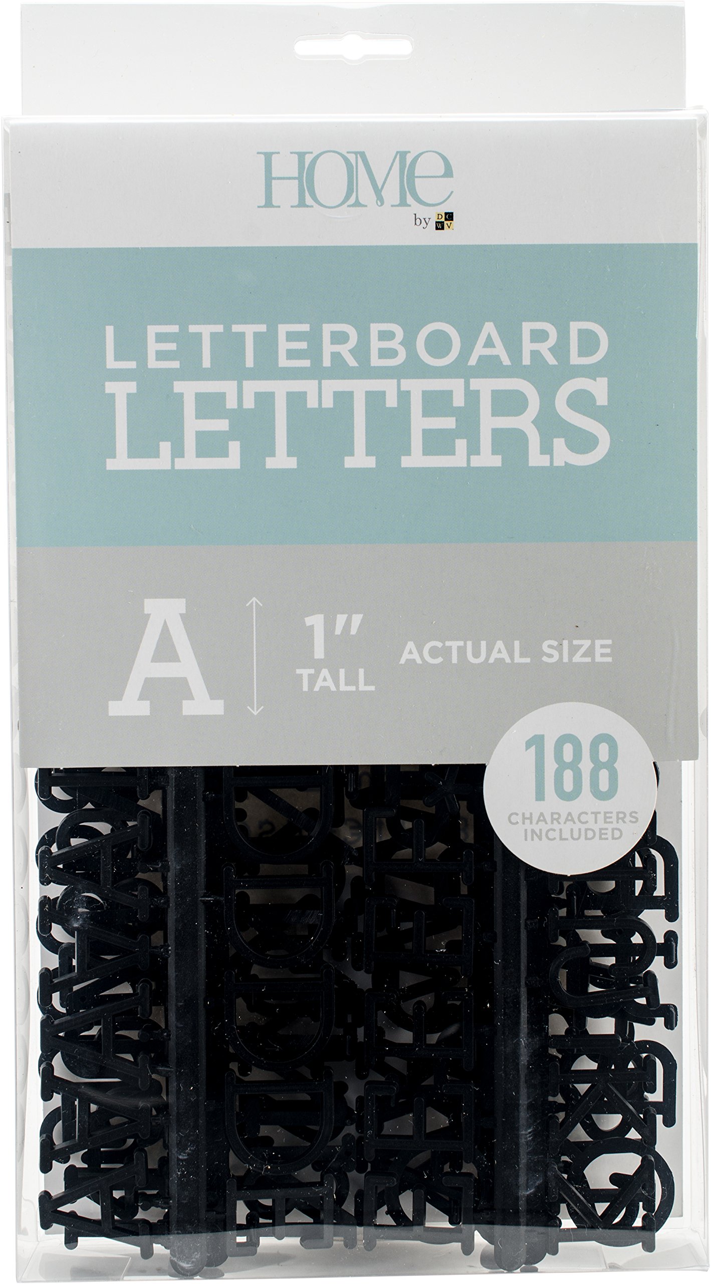 Die Cuts With A View LP-006-00017 Letter Board Pack, Synthetic Material, Black, 28.6 x 15.3 x 3.2 cm