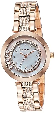 Giordano Analog White Dial Womens Watch-A2054-33