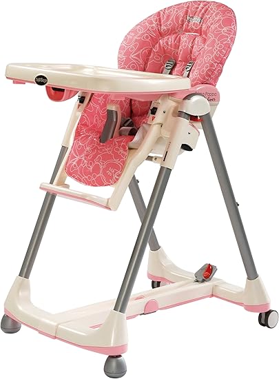 chaise haute rose peg perego