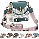 VTYFRY Crossbody Bags for Women Trendy Fashion Versatile Y2K Purse for Ladies Shoulder Handbags Satchel Sling with Keychain