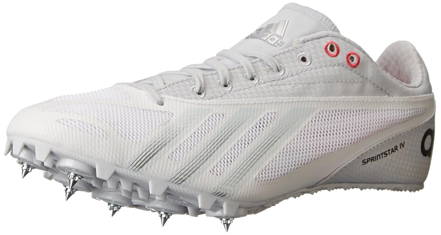 adidas Performance Women's Sprint Star 4 W Track and Field Spike Shoe, White