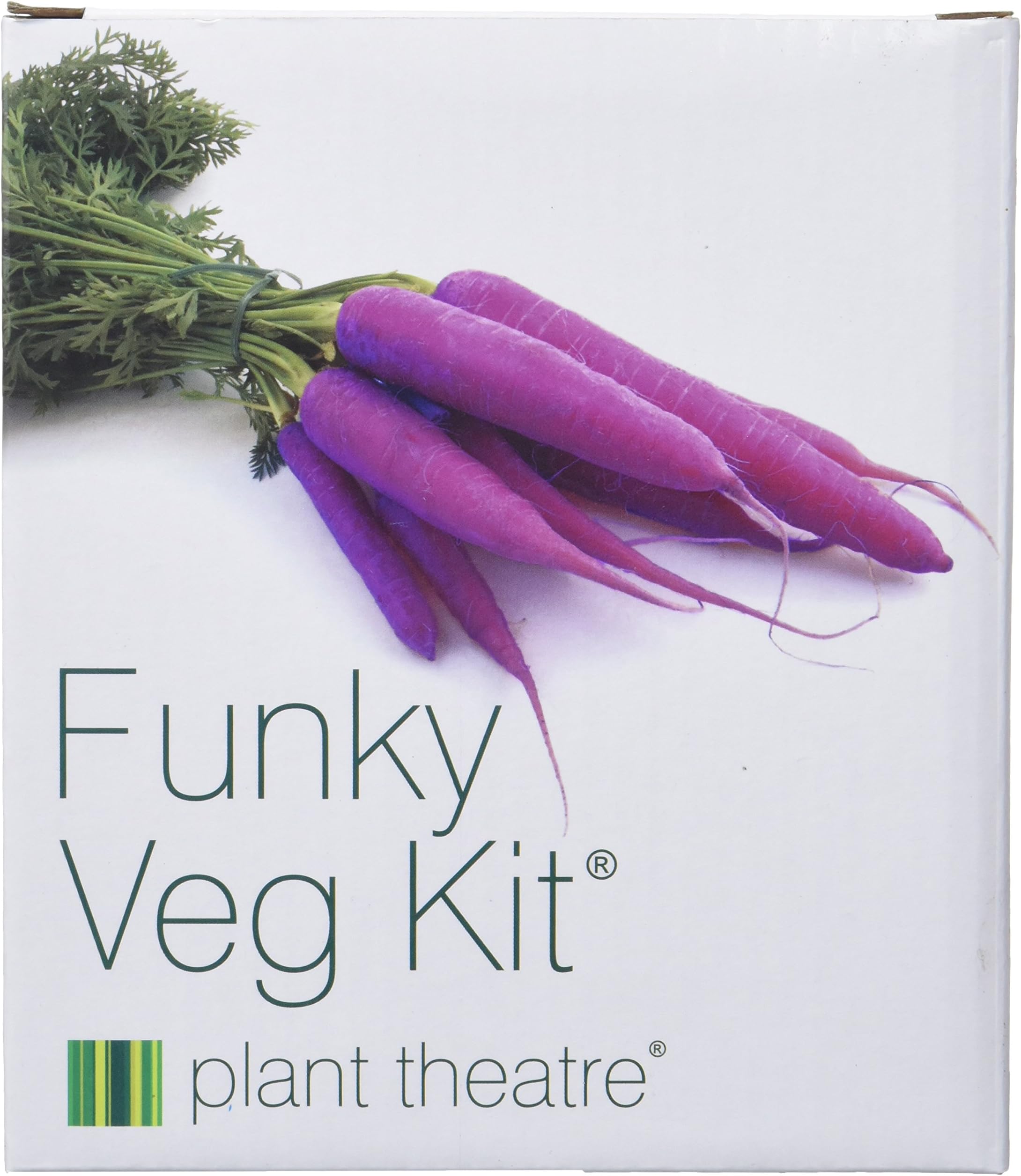 Plant Theatre Funky Veg KIT Gift Box - 5 Extraordinary Vegetables to Grow to Start Growing in one Box! Super Grow Kit Gift