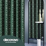 Deconovo Christmas Decorations Blackout Curtains Eyelet Foil Diamond 2 Panels view 2