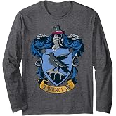 Harry Potter Ravenclaw Hogwarts House Nouveau Crest Long Sleeve T-Shirt