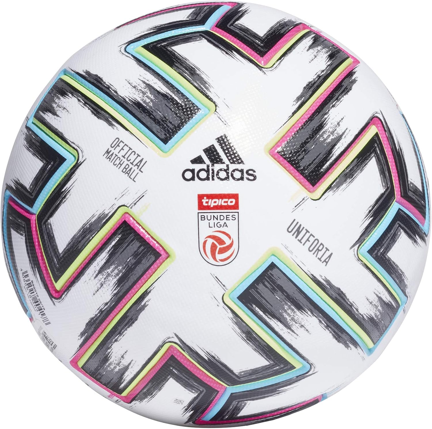 adidas AUT BULi Pro Balón Fútbol Hombre, Blanco (Blanco/Negro ...