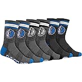 Ultra Game Boys NBA Official Athletic Cushioned Team Crew Socks - 3 Pack