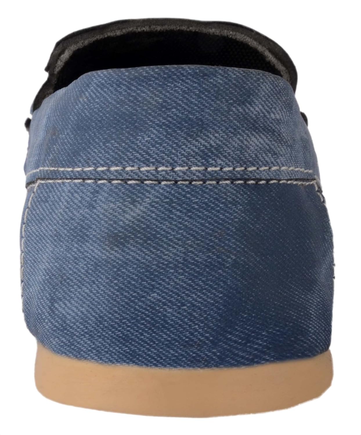 fox hunt men's blue denim loafer shoes, casual loafer shoes for men's