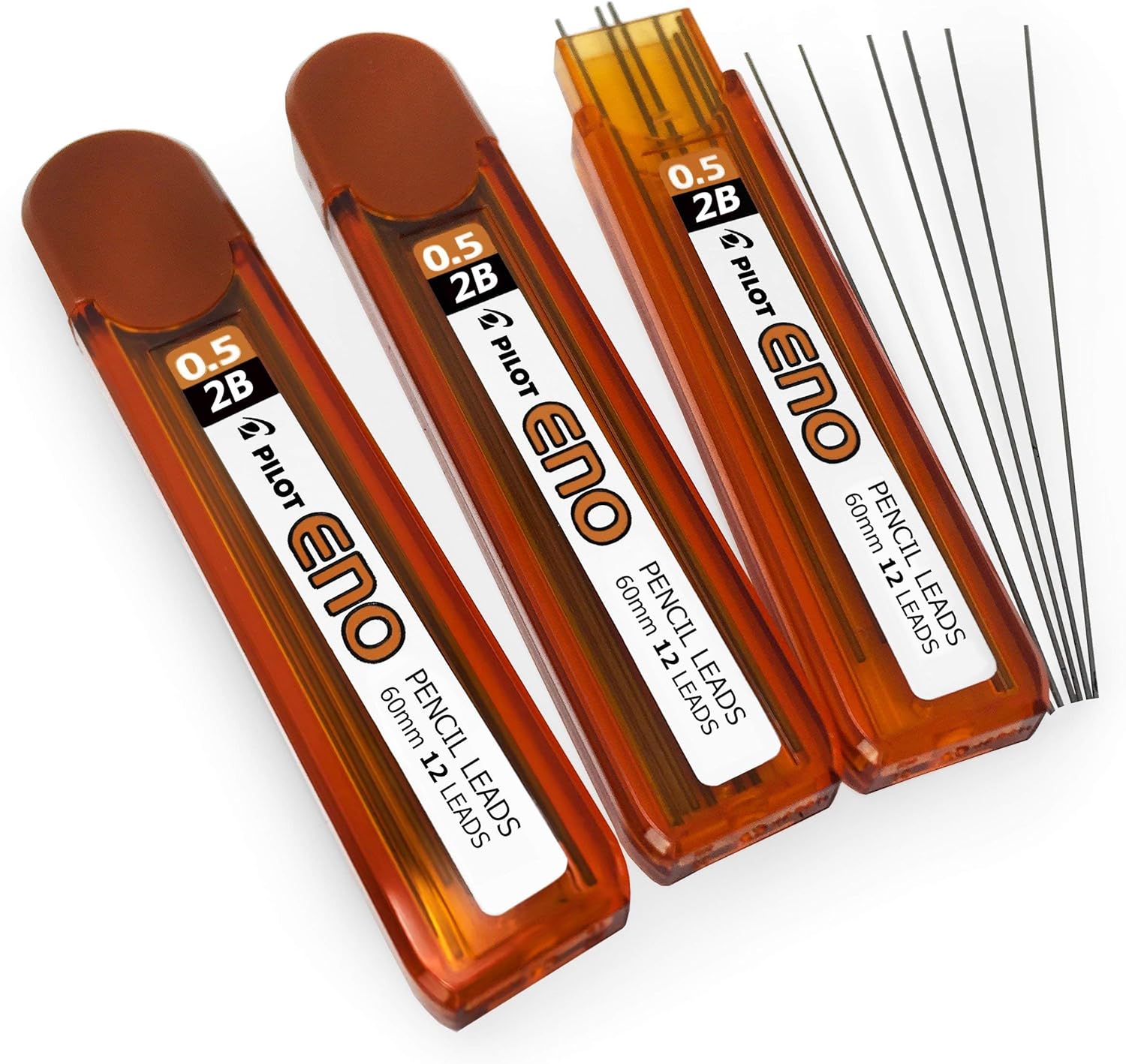 Pilot ENO Mechanical Pencil Refill Leads 0.5mm 2B Pack of 3 36