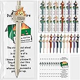 Sayglossy 30 Sets Dumpster Fire Gifts Funny Employee Appreciation Gifts Dumpster Fire Ballpoint Pens and Emotional Support Bookmarks Bulk for Coworker Office Staff Desk Accessories Team Dispatcher