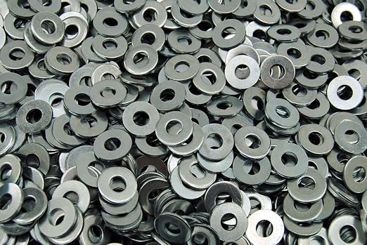 Din125 Zinco Chapeado Aço Carbono Flat Washer