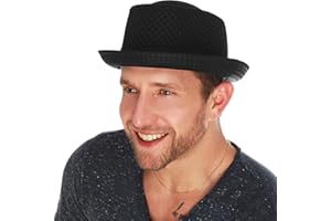 The Hat Depot Unisex Light Weight Classic Soft Cool Mesh Pork Pie hat