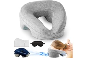 Face Down Pillow Massage Headrest for Bed, Stomach Sleeping Pillow, Face Cradle, BBL Pillow After Surgery Post Eye Surgery Re