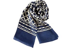 JWSilk Long Charmeuse Satin Silk Scarf For Men