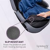 Lynmark Booster Seat Protector Navy Velvet Waterproof Cover for Car Seats view 4