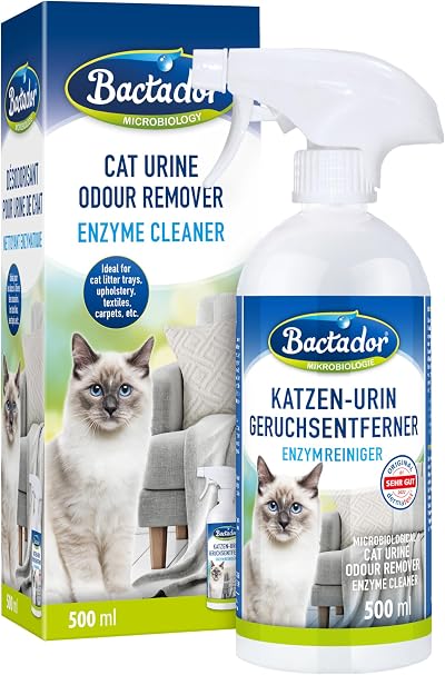 Bactador Cat Toilet Odour Remover 500ml Enzymatic Cleaner