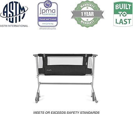 dream on me skylar bedside bassinet