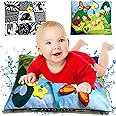 Tummy Time Toys for Babies, Double Sided & Removable Inner Water Mat Baby Toys Infant Toys 6 to 12 Months, 3 Months Old Baby Toys