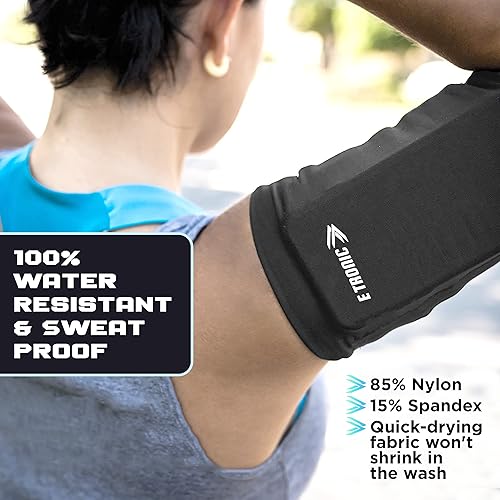 E Tronic Edge Phone Holder for Running, Cell Phone Arm Bands with