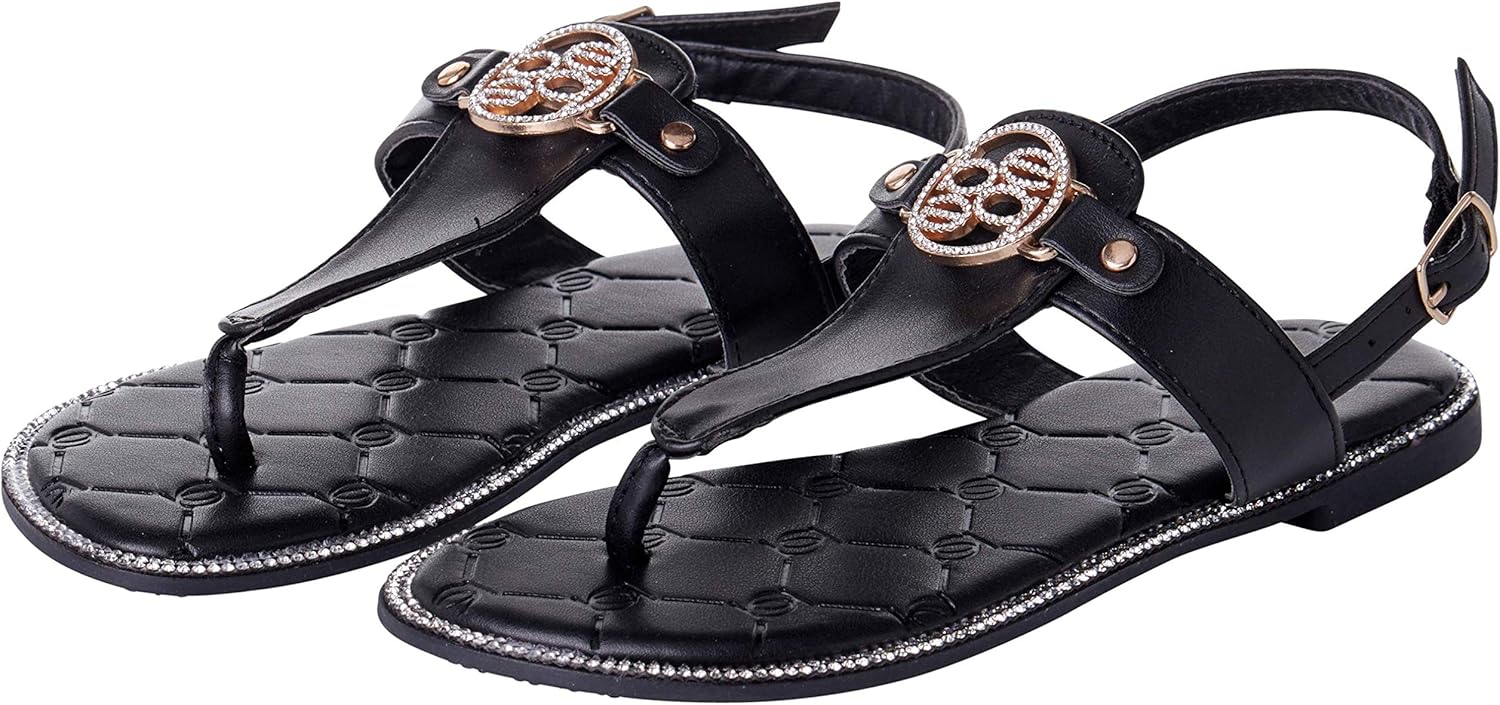 Amazon.com | bebe Girls' Sandals - Quilted Medallion Thong Sandals (Little Kid/Big Kid) | Sandals