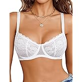 Avidlove Women's Sexy Bra Lace Underwire Unlined Everyday Bra Lingerie S-XXL