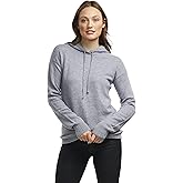 BEYOND FASHION Women's 100% Pure Cashmere Hoodie Sweater Solid Color Long Sleeve Heavenly Soft