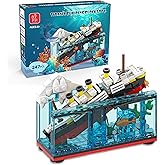 PYPIBAWLY Titanic Sink and Break in Half Toy Building Blocks Set, Titanic Toys for Kids, Titanic Cruise Ship Model Toy, Titanic Model Ship Kit, Boat Bricks Kit 247 PCs