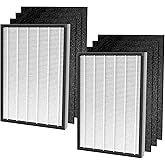 2 Set MPHELW-P339 Replacement Filter for HEAPETS P339 Air Purifier, 3-in-1, 2 Pack H13 True HEPA with High efficiency Activated carbon and 6 Pack Carbon Pre-Filter