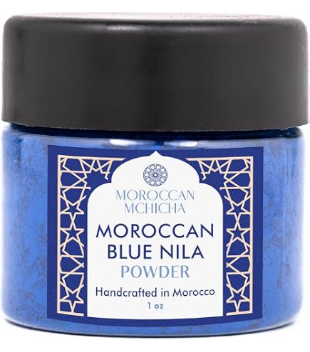 Poudre De Nila Bleu BIO 100% Naturelle - 40g - Gommage Corporel - Origine Maroc
