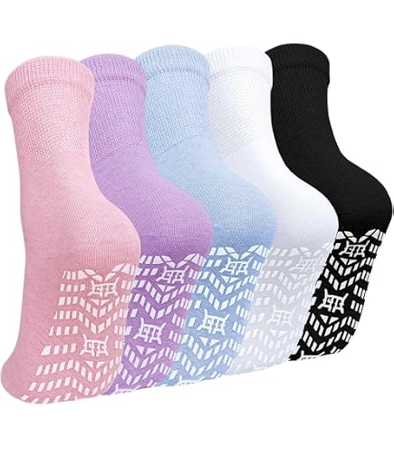 1 Pair of socks)POSEY FALL MANAGEMENT NON SKID-SOCKS MEDIUM YELLOW
