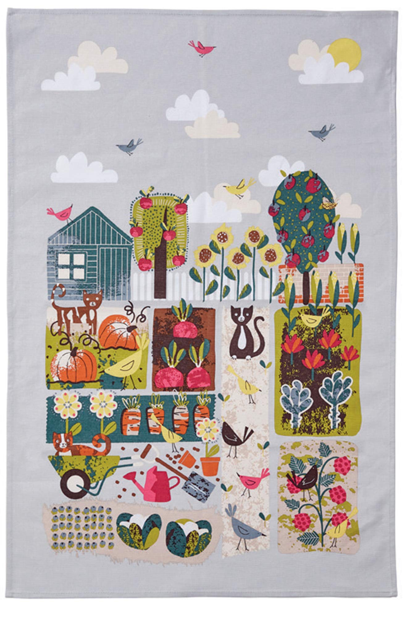 Ulster Weavers - Home Grown - Tea Towel - Cotton - One Size in Multicolour