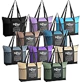 Paterr 10 Pcs Difference Maker Tote Bag Gifts for Women Team Employee Appreciation Staff Bag Bulk Thank You Gift for Coworker Teacher Office Nurse Volunteer Christmas Party Favors