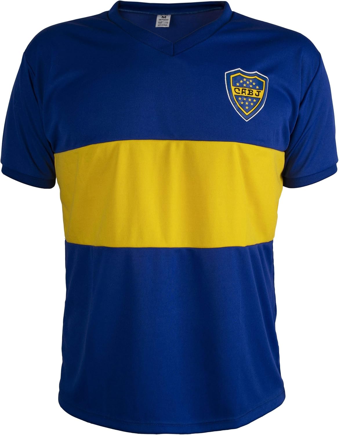 Boca Juniors Shirt Retro Football Short Sleeve Mens Top at Amazon Menâs Clothing store