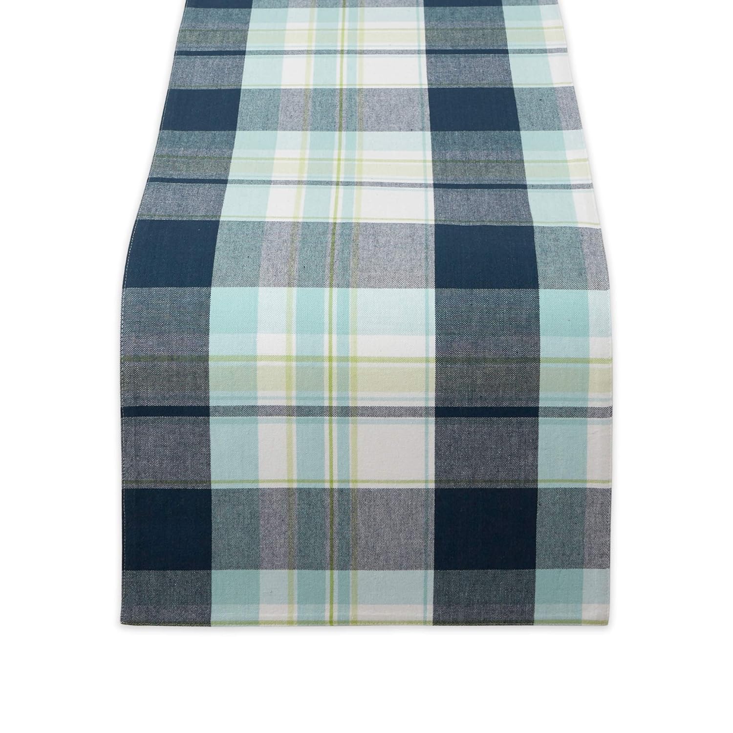 Best Dii Gray And White Buffalo Check Table Runner