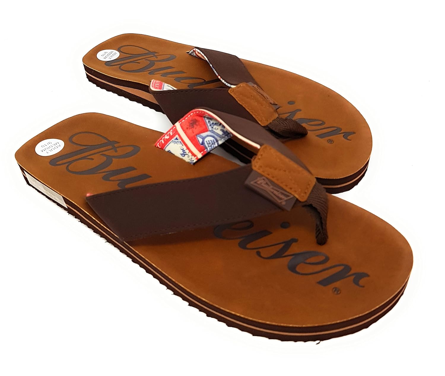 budweiser flip flops