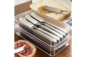 5Pcs Thicked Stainless Steel Butter Spatulas, Cheese Spreader, Kitchen Jams Shovel, Multifunctional Knife for Sandwiches