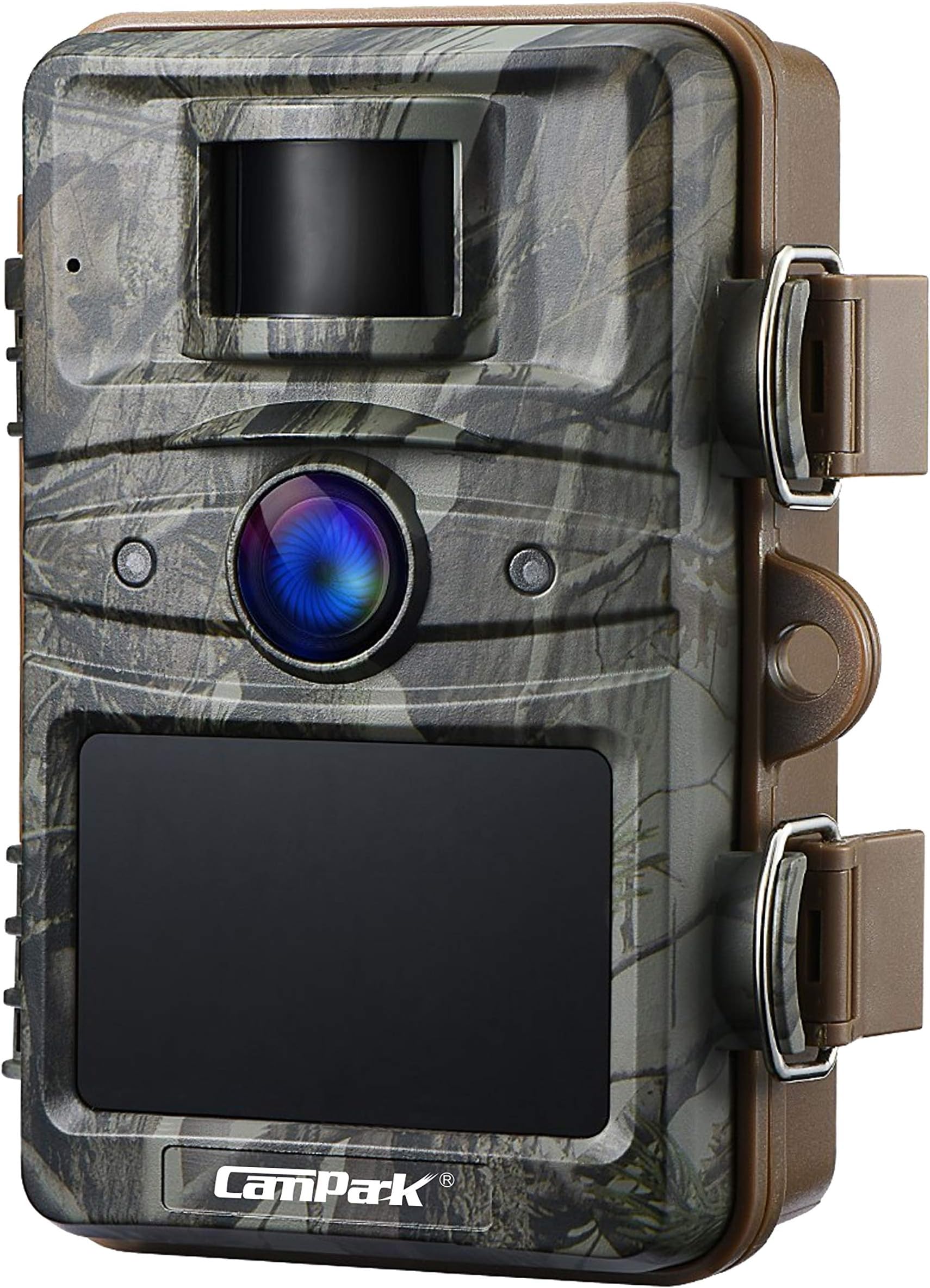 Campark Wildlife Trail Camera 16MP 1080P Night Vision Game Camera Motion Activated up to 20M with 2.4" LCD 44 Pcs Invisible IR LEDs IP66 Waterproof Design for Wildlife Hunting and Home Security