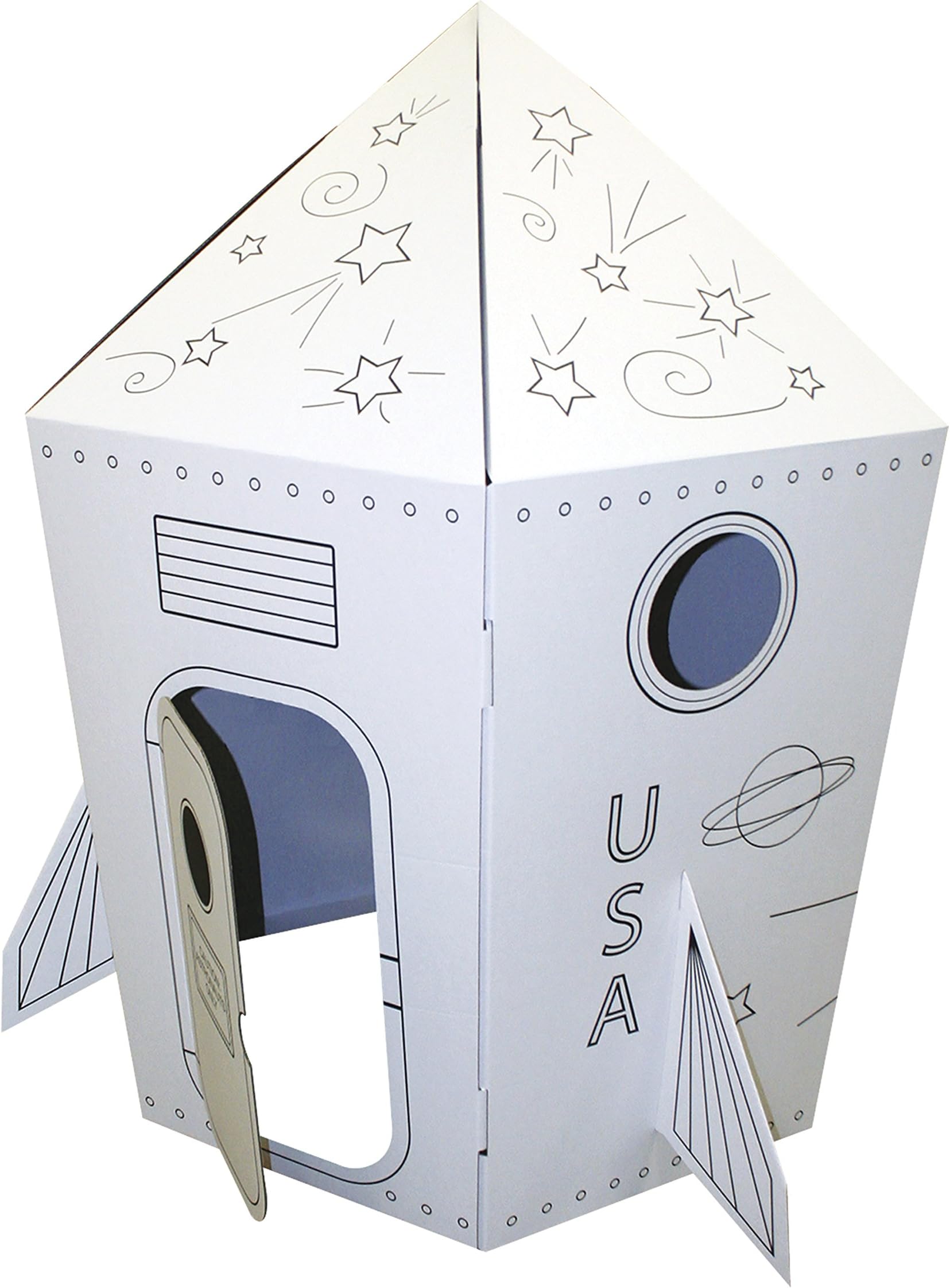 Fundeco Rocketship Playhouse, White