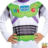 Disguise Disney Buzz Lightyear Kids Costume jumpsuit Hood World Book Day 7-8 view 3