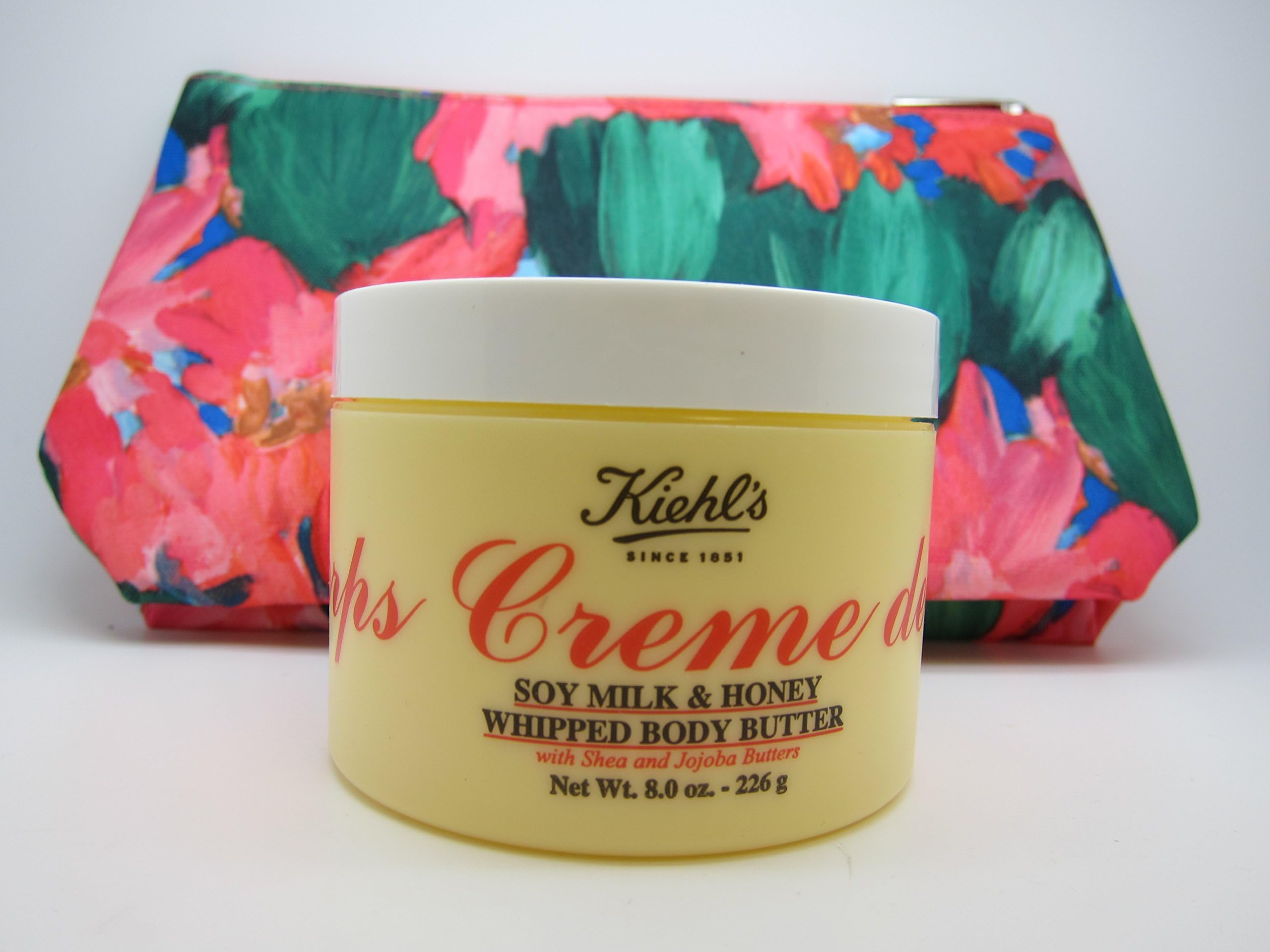 Clinique Flower Print & Creme de Corps Soy Milk & Honey Whipped Body Butter 8.0 oz