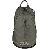 Eddie Bauer Stowaway Packable Sling Bag | Foldable | Travel | Outdoor | Lightweight | Compact | Everyday Carry | Ripstop Nylon | 10L - Spruce Green