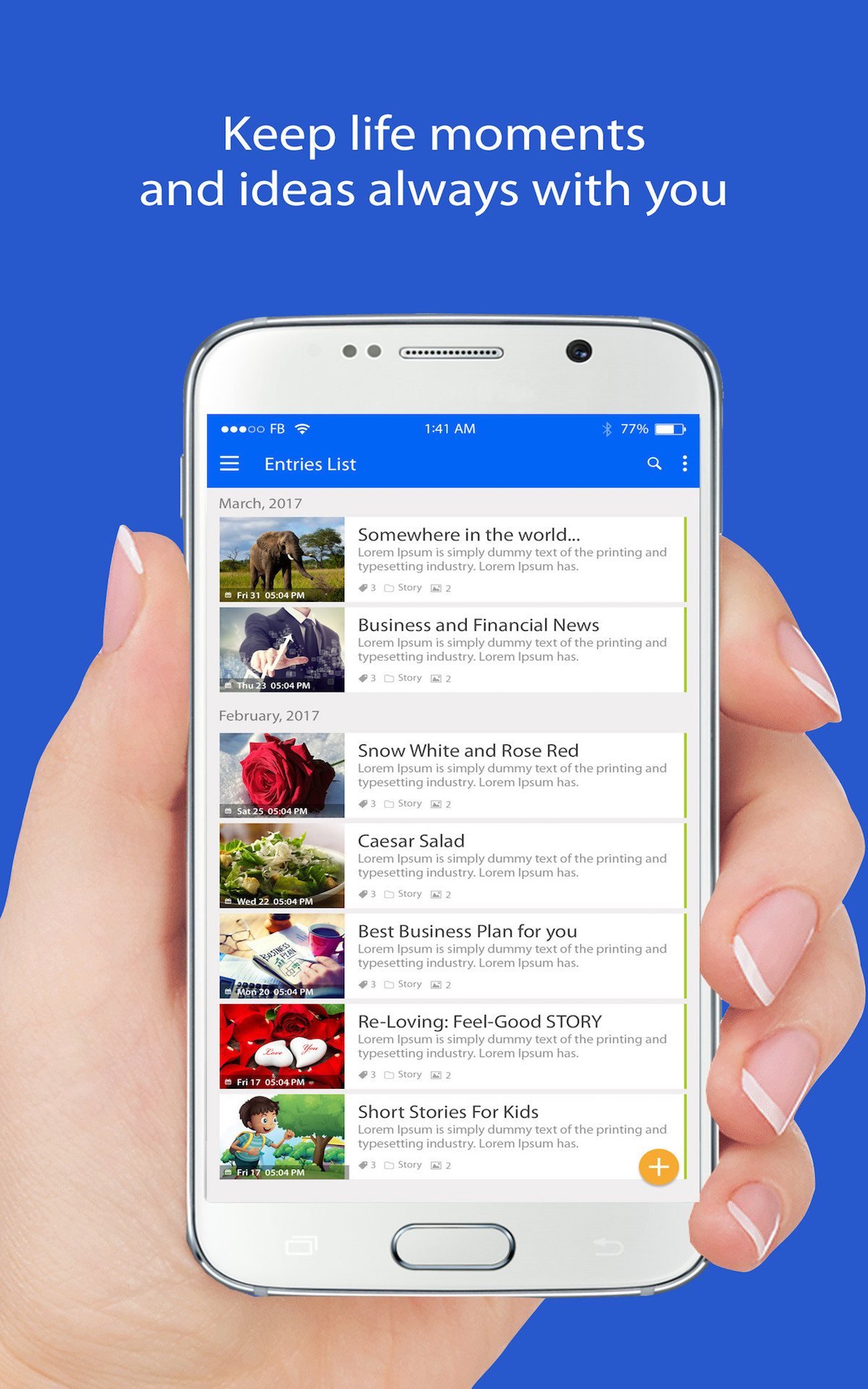 Diaro diary, journal, notes Appstore for Android
