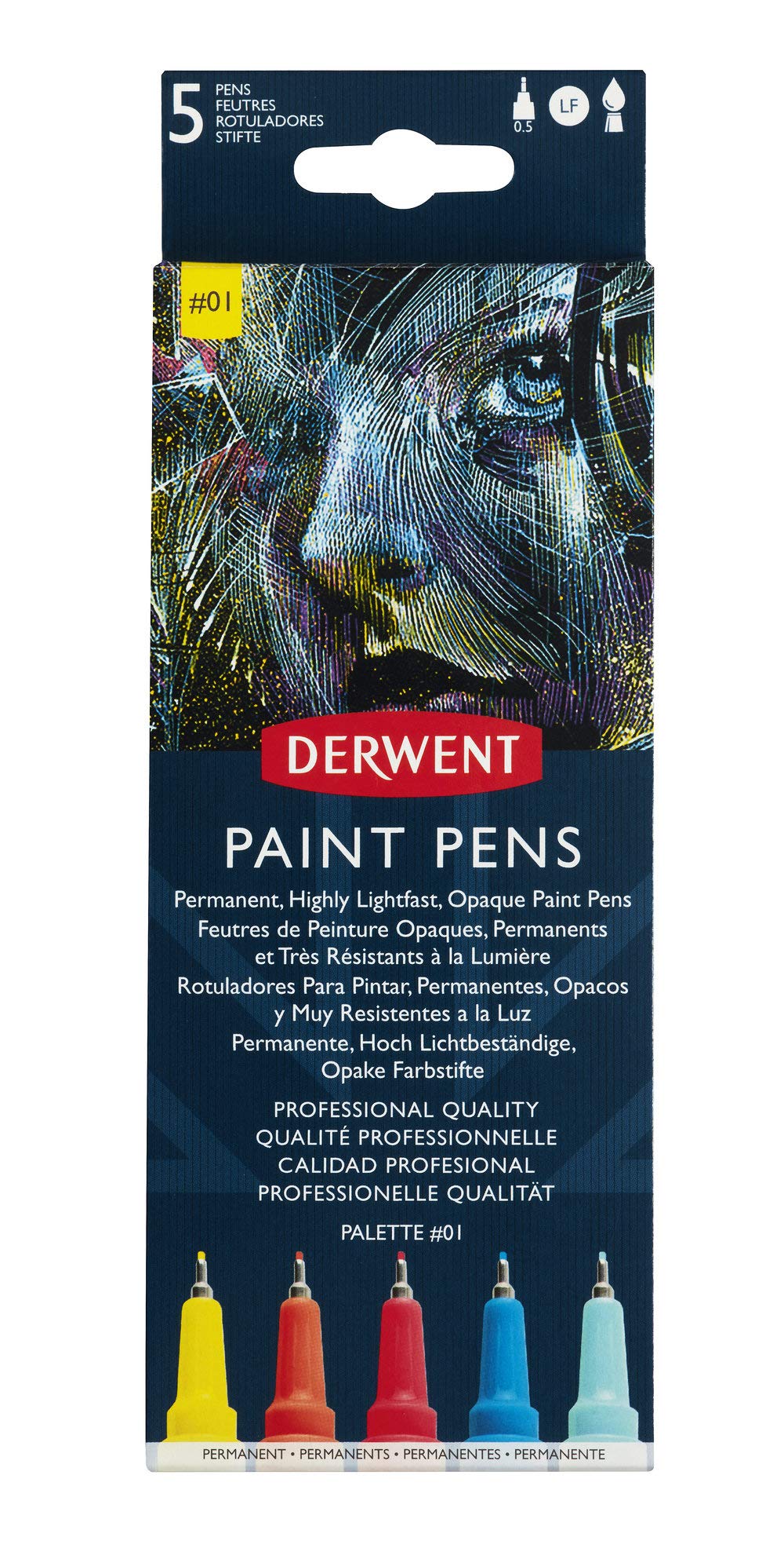 Derwent Paint Pen Palette #1, UADPP1