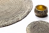 Penguin Home Handcrafted Glass Beaded Placemats Coasters Napkin Rings Set 12 view 3
